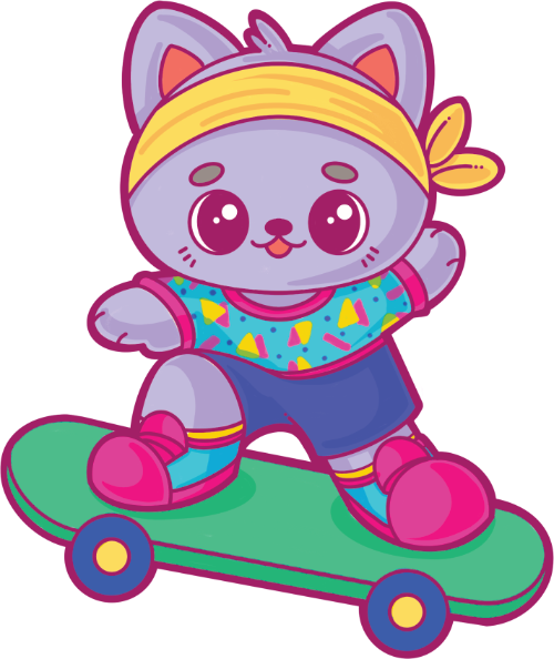 90s Skater Cat